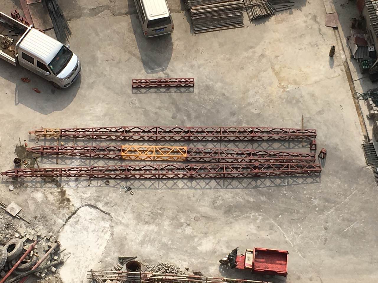 安顺蒲华欧洲城工地塔吊18米扶墙拉杆